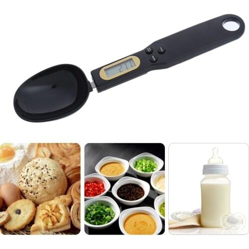 500g/0.1g High Precise Scale Electronic Measuring Spoon Kitchen Gram Digital LCD Display Screen Digital Diet Food