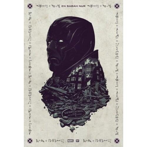X-Men Apocalypse Art Sci-Fi Science Fiction Movie Retro Vintage Kraft Poster Canvas Painting Wall Sticker Home Decor Gift