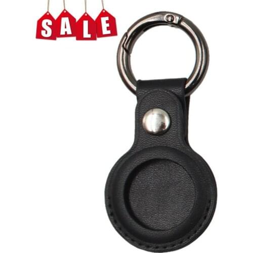 Protective Cover For AirTag Shockproof Leather Case Shell Location Tracker Protector For AirTags Bluetooth Tracker Accessories