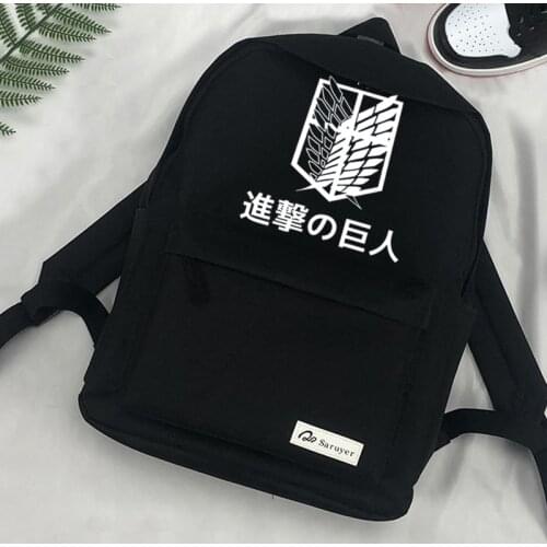 Attack on Titan Shingeki No Kyojin backpack bolsas mochilas 2021 laptop plecaki sac a dos femenina ladies backpack