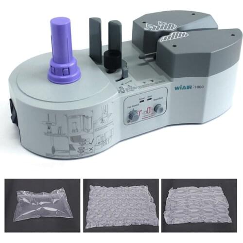 110V/220V Buffer Air Cushion Machine Film Air Column Bag Inflator Automatic Filling Air Pillow Bag Bubble Bag Machine