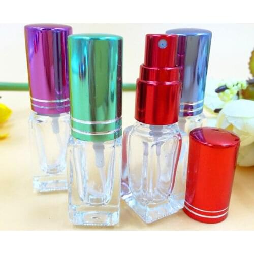 3ml Empty Glass Perfume Bottle with Spray Refillable Empty Fragrance Makeup Bottle for Women Customized 10pcs/lot FZ316