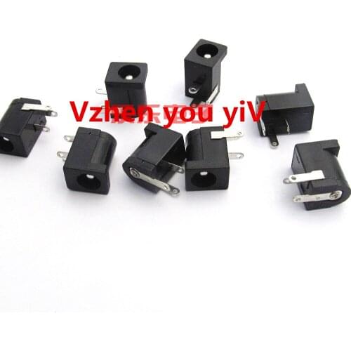 50PCS/Lot DC005 DC5.5 DC Power Jack Socket Connector 5.5*2.1mm Female Plug