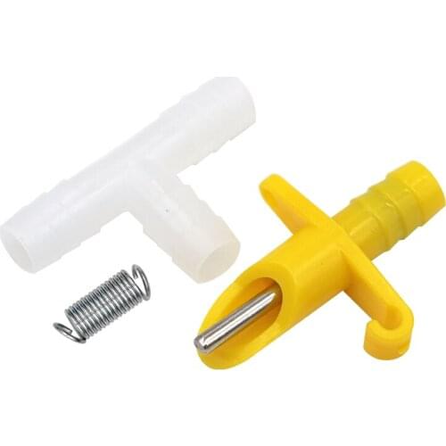 50 Sets Rabbit Drinking Automatic Nipple Water Feeder for Rodents Nipple Drinking Water Feeder for Poultry Farm Animal Drinker