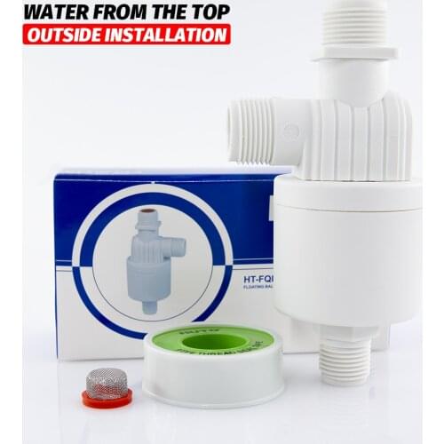 Automatic Water Level Control Valve Tower Tank Floating Ball Valve installed outside the tank HT-FQF1/2-4 1/2" 3/4" 1"