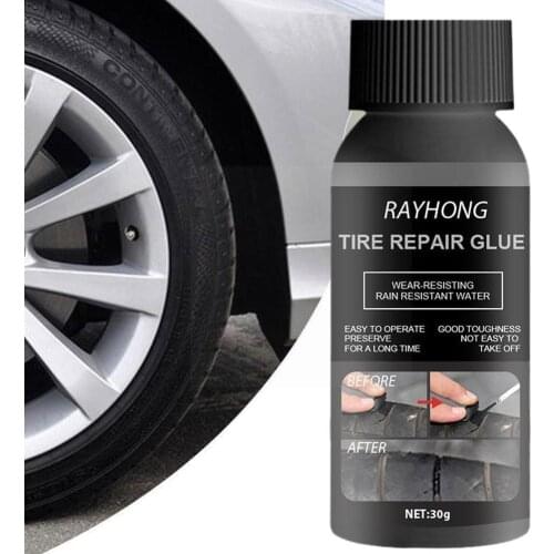 30ml Car Tire Glue Multifunctional Tire Repair Tools Color Black B7A0