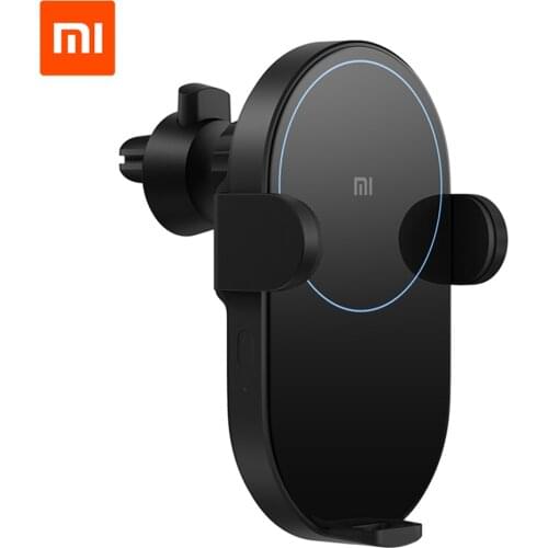 Xiaomi Mi 10/20W Max Qi Wireless Car Charger Electric Auto Pinch 2.5D Glass Ring Lit For Mi 9 MIX 2S / 3 For iPhone X XS MAX