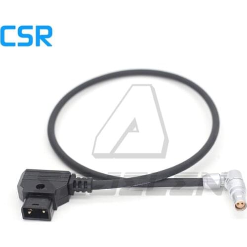 D-Tap to Right angle elbow 2pin Female Connector for Red komodo Camera power cable