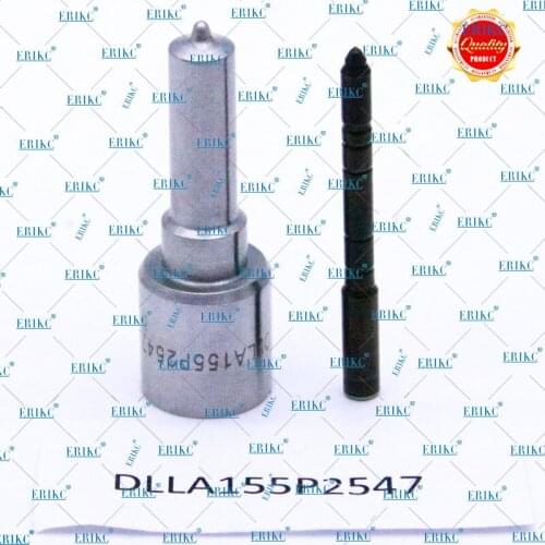ERIKC 0445110798 Nozzle Dlla155p2547 Auto Spray Part Oem 0 433 172 547 Fuel Injector Dlla 155 P2547 Black Needle Dlla 155p 2547