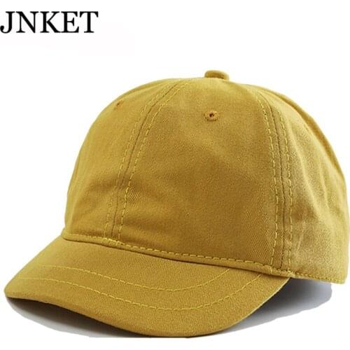 JNKET Fashion Short Visor Baseball Hat Men Womens Baseball Cap Cotton Hat Hip Hop Cap Snapbacks Hats Outdoor Sunhat Hat