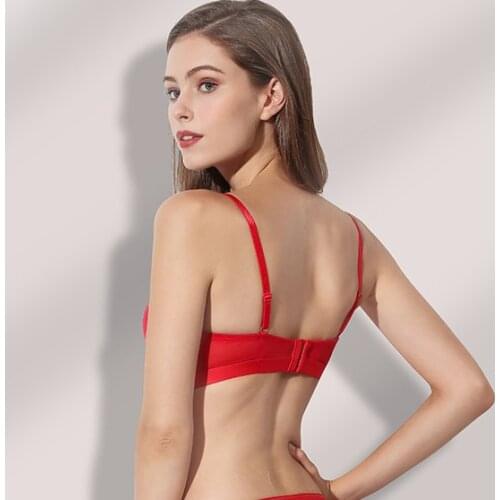 8024 Sexy Women Lace Bra Underwear Set Comfort Brief Sets Push Up Bra Pantes Sets For Women Letters cotton Floral Lingerie Set