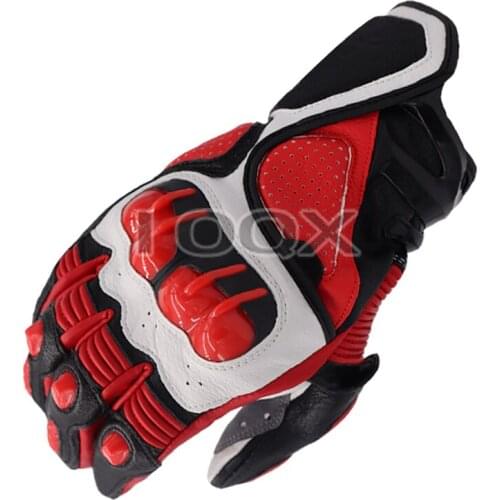 Alpine Motocross S1 Racing Gloves MTB Motorcycle Leather Gloves Guantes Moto Luvas Motociclista Motorbike Riding Gants