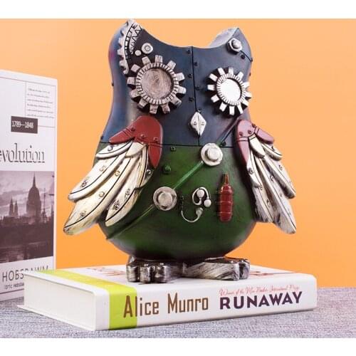 Animals Creativity Piggy Bank Cute Resin Modern Gift Decoration Money Saving Box Decorative Boxes Tirelires Home Decor BK50QX