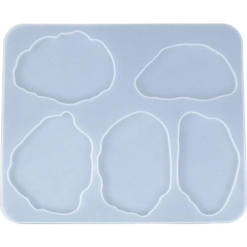Crystal Epoxy Resin Mold Coaster Cup Mat Casting Silicone Mould DIY Crafts Table Decoration Jewelry Making Tools