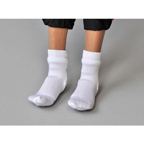 1/6 Scale Short Tube Sports Socks Model for 12" Male&Female Action Figure Doll