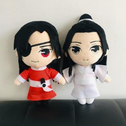 Tian Guan Ci Fu Xie Lian Hua Cheng Anime Plush Toy Heaven Officials Blessing Soft Stuffed Pillow Fans Gift Size 23cm