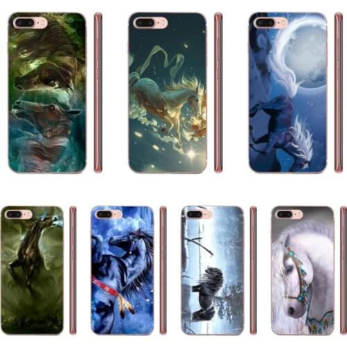 Horse Animal Printed Soft Design For Sony Xperia Z Z1 Z2 Z3 Z4 Z5 compact Mini M2 M4 M5 T3 E3 E5 XA XA1 XZ Premium