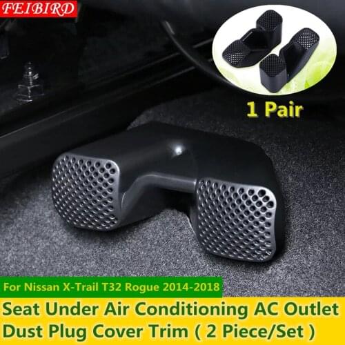 Plastic Seat Under Air Conditioning AC Outlet Dust Plug Cover Trim For Nissan X-Trail X Trail T32 Rogue 2014 2015 2016 2017 2018