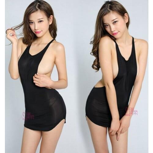 Robe Sexy Club Erotique Transparent Dress Minifalda Babydoll Fantasy Hot Sheer Miniskirt See Through Lingerie Bodycon Vestidos