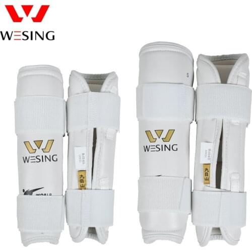 Wesing Taekwondo Shin Guard WTF Approved Forearm Protector Professional Taekwondo Athletes Protective Gears foot protector