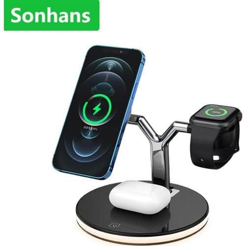Магнитные беспроводные зарядки для мобильных телефонов Sonhans China At AliExpress