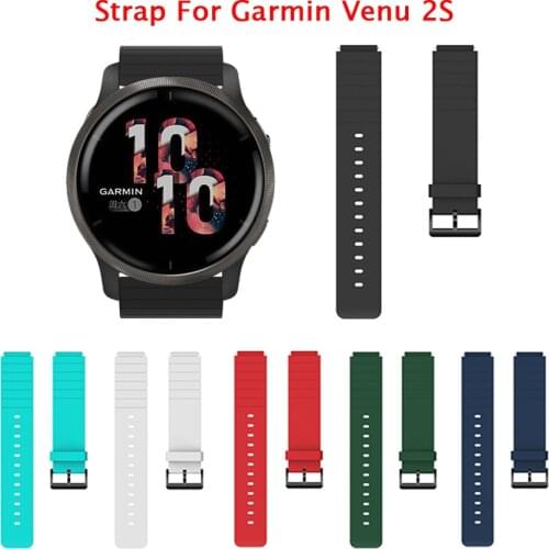 Sport Silicone Wrist Strap for Garmin Venu 2S Smart Watch Band for Garmin Venu 2S Bracelet Replacement Wristband Accessories