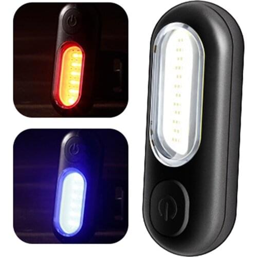 LED Rear Bike Tail Light USB Rechargeable Waterproof Bicycle Safety Lights Blinking Dual-Colors SUB Sale