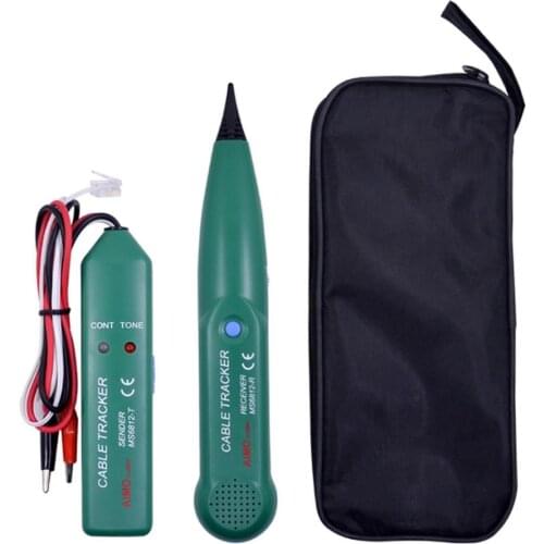 Wholesaler MS6812 LAN Network Cable Tester Telephone Phone Wire Tracker Tracer for UTP STP Cat5 Cat6 Line Finder