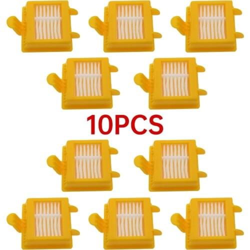 10pcs/lot Vacuum cleaner parts Hepa Filter Replacement Tool Kit Fit for iRobot Roomba 760 770 780 790 Robotic VCX28 T15 0.5