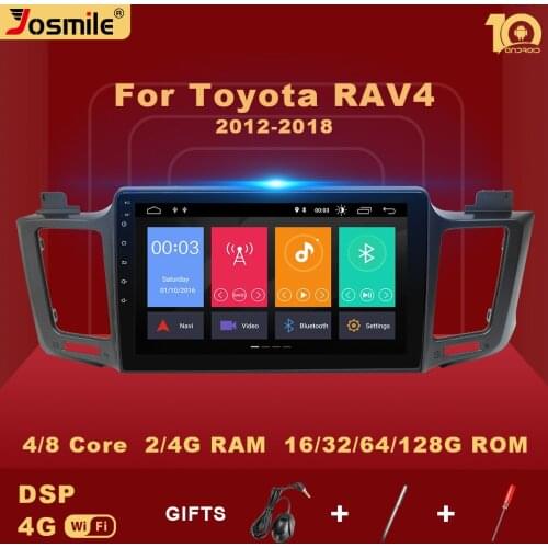 2 Din Android 10 Car Multimedia Player For Toyota RAV4 Rav 4 2012 2013 2014 2015 2016 2017 2018 Radio Auto Carplay V1 AI Voice
