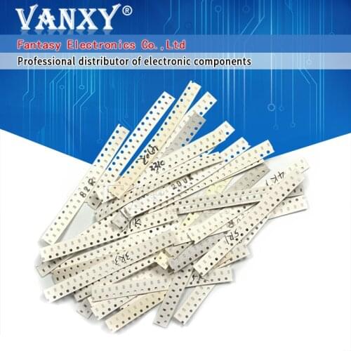 36values*20pcs=720pcs 0603 SMD Capacitor assorted kit 1pF-10uF component diy samples kit new and original