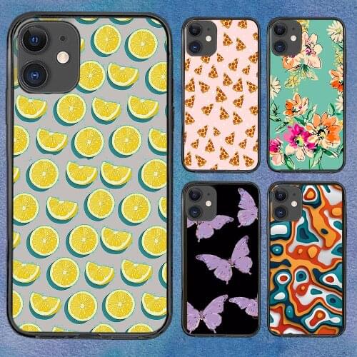 Abstract Color Phone Case For iphone 12 11 6 Mini Pro XS Max X XR 7 8 Plus Soft TPU Cover 12Pro 11Pro 12Mini