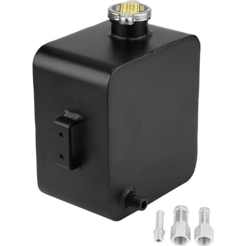 2.5L Aluminum Coolant Expansion Overflow Recovery Reservoir Water Tank W/ Cap Universal car accessories