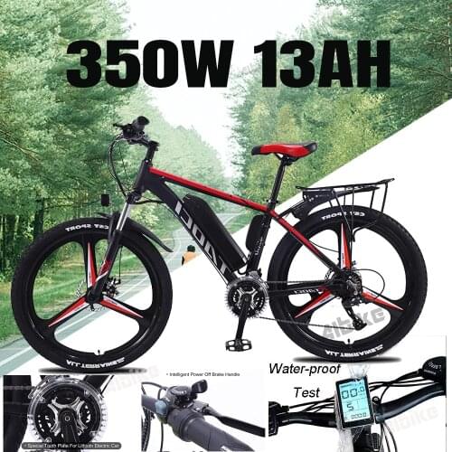 Electric Bike for Adults Electric Mountain Bicycle Adults 26 inch E-Bike 350W Motor with Removable 36V 13Ah Lithium-Ion Battery