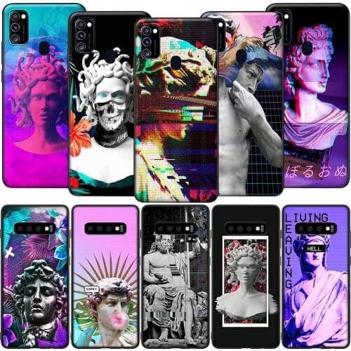 GX134 Medusa Vaporwave Glitch David Case for Samsung A10S A20S A40S A50S A70S A51 A71 A81 A91 M11 M30S M31S M21 M51 A02S A42