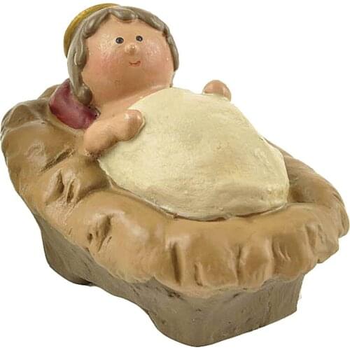 ENNAS Collection Polyresin 2.36" Long Baby Jesus Religious Christmas Nativity Figurine Gift