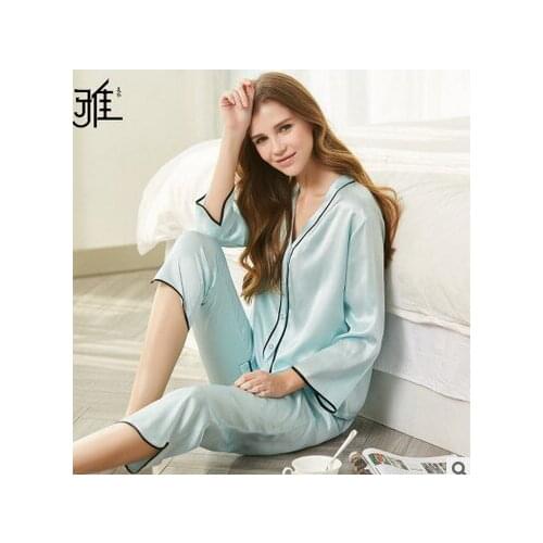 Женские шелковые пижамы Limin China At AliExpress