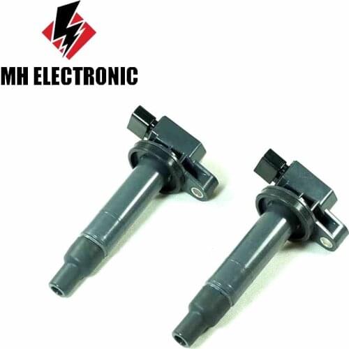 MH ELECTRONIC 2pcs/lot Engine Ignition Coil 90080-19021 For Toyota Yaris KSP90 NLP90 NSP90 SCP90 2005 2006 2007 2008 2009 2011