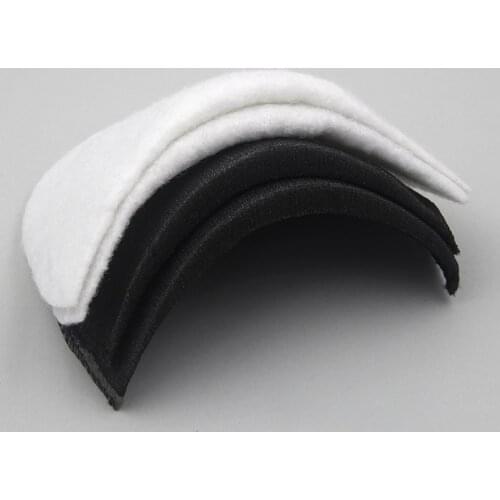 Needle-Punched Cotton & Sponge Shoulder Pads For Clothing And Top Black And White Suit Sponge Shoulder Pad Sewing Accessories