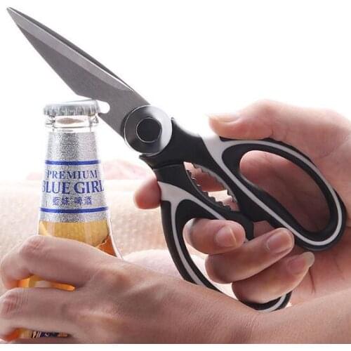 Stainless Steel Kitchen Scissors Kitchen Shears With Blade Cover Vegetable Slicer kitchen Tools