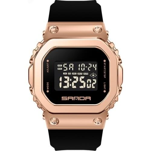 Dice the new zinc alloy ms electronic single movement fashion wrist watches