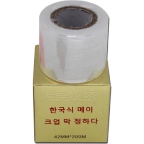 5Box Microblading Plastic Wrap 42mm*200m Permanent Makeup Preservative Film Tattoo Accessories Eyebrow Cover