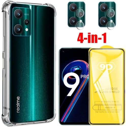 Transparent Phone Case For Realme 8 Pro Case Silicone Original Shockproof Soft Cover Realme 8Pro Glass Realmi 7 C 21 Realme8 Pro