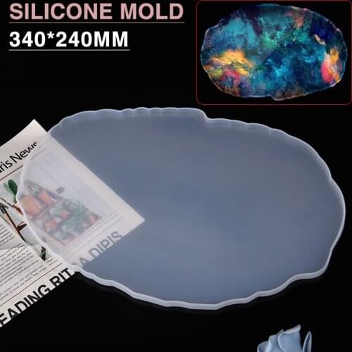 Silicone Coaster Mold Fruit Disc Tea Tray Mould Flower Pot Base Mould Storage Tray Jewelry Display Tools Desktop Decoration