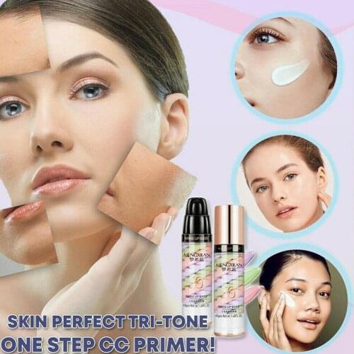 Korean Makeup Primer Isolation Cream Moisturizing Beauty Base Blemishes Shade Matifiante Cremes Covers D5Y7
