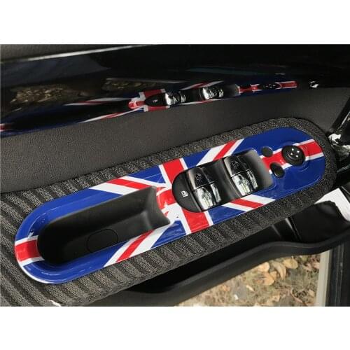 Interior Centre Panel Driver Control and Power Window Switch Trim Cover Cap ABS for Mini Cooper F54 Clubman F60 Countryman