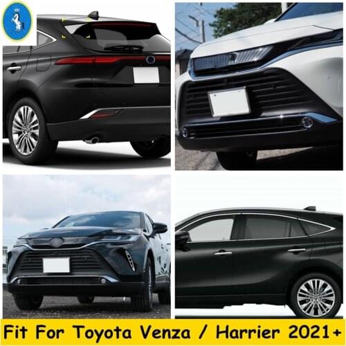 Yimaautotrims Window Stripes / Handle / Grab / Front Bumper Fog Lights Lamps Frame Cover Trim For Toyota Venza / Harrier 2021