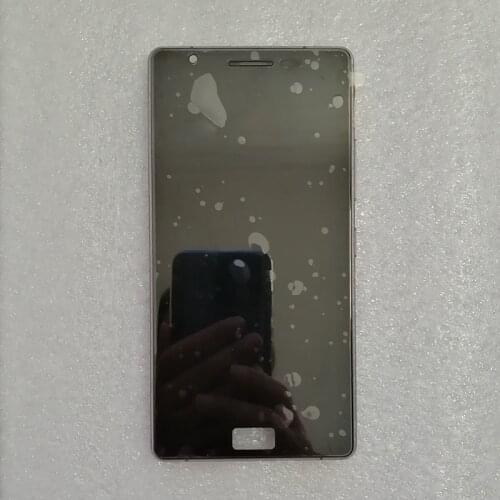 5.5" Black / White + Frame For Philips X818 LCD Display With Touch Screen Digitizer Sensor Panel Assembly