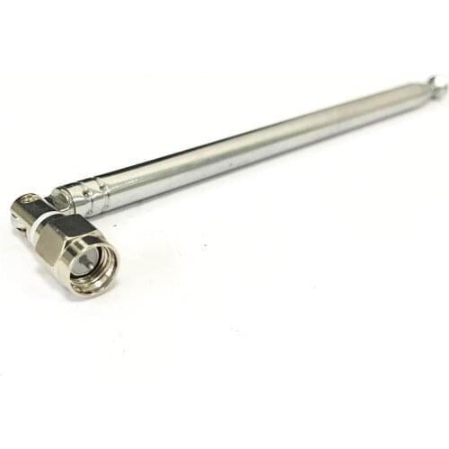 1PC 159mm long 7 Sections Telescopic Antenna radio aerial SMA male connector for Radio TV DIY NEW
