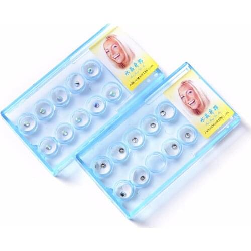 Clear Teeth Nail Decoration Tool for Woman 10 Pcs/Box Crystal Tooth Ornaments Jewelry Beautiful Shining Dental Oral Teeth Gems